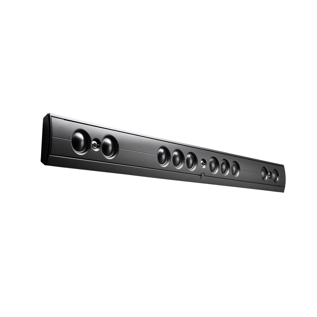 On-wall, adjustable width, 3ch passive soundbar for 85in TVs