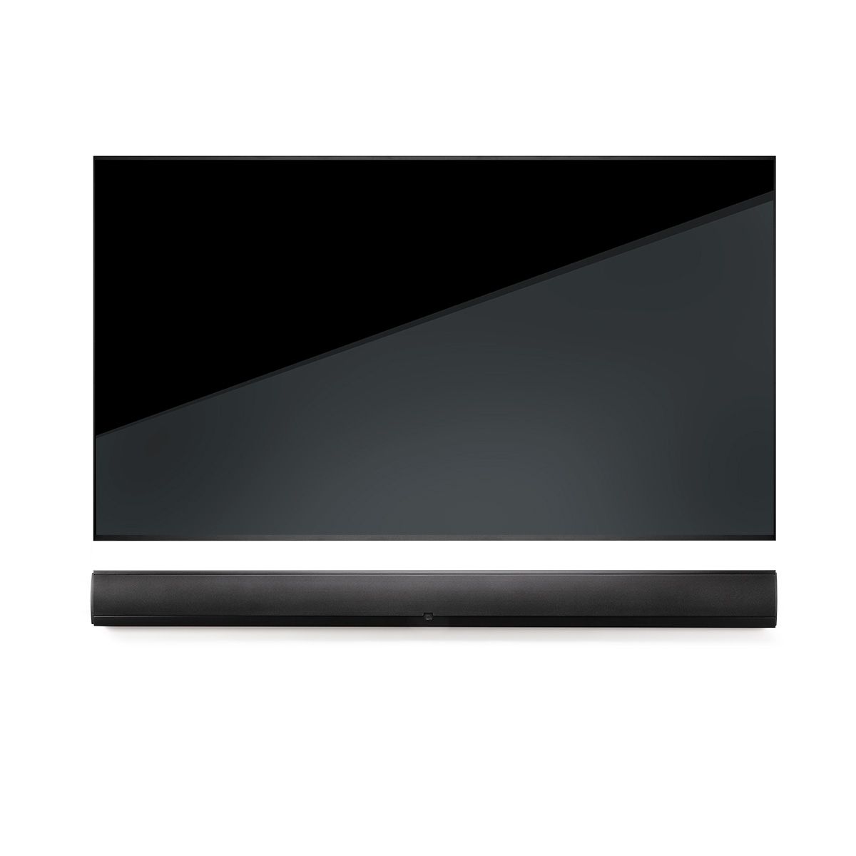 On-wall, adjustable width, 3ch passive soundbar for 85in TVs
