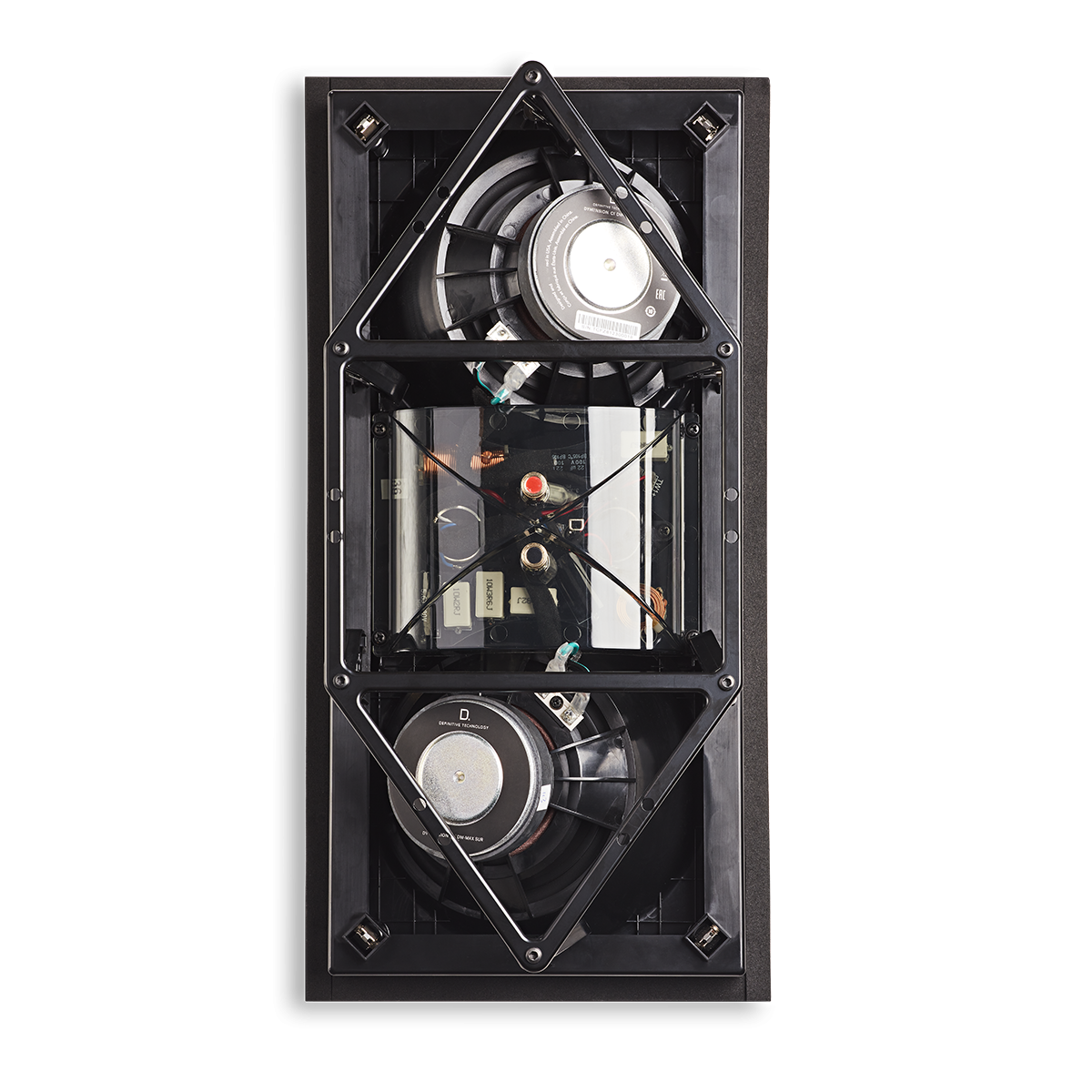 Dual 5.25in Bipolar In-Wall Speaker -2pc Install (IP55 Rated