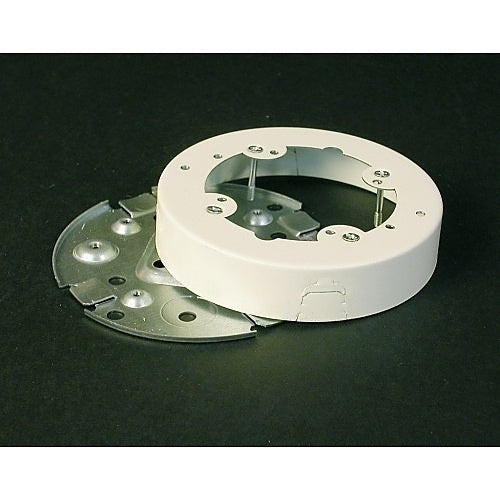 Wiremold 5738AFWH Solid Base Fan Box Fitting, White, TAA Compliant
