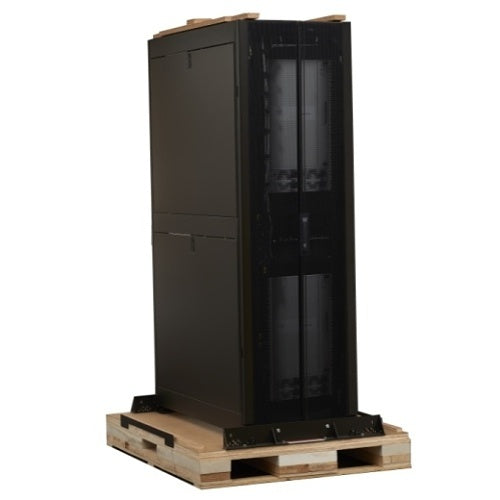 APC AR9307SP-R NetShelter SX Server Rack Enclosure with Ramp, 48U, High Strength, 3500 lbs, Black
