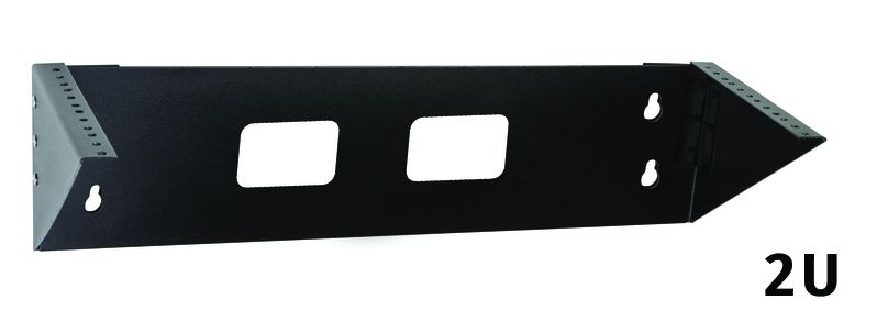 2U VERTICAL WALL EQUIPMENT RACK