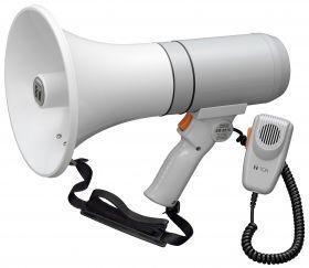 Hand grip type megaphone (can be used as a shoulder-type) 15