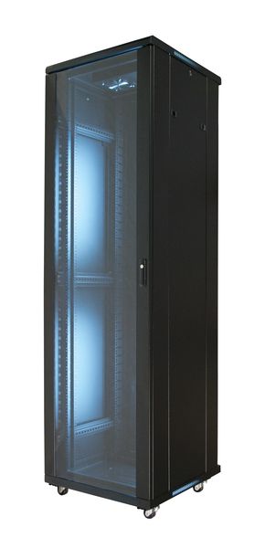 42U FLOOR CAB EMPTY - w-2 FANS