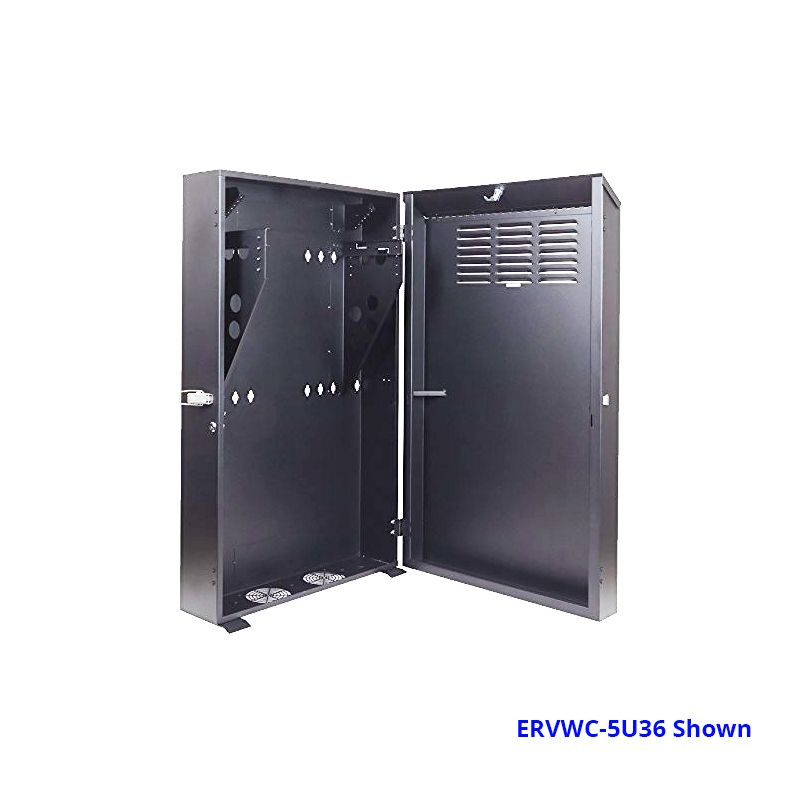 5U Vertical Wall Cabinet - 20in Useable Depth