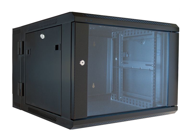 6U HINGED WALL CABINET - EMPTY - NO FANS