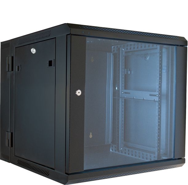 9U HINGED WALL CABINET - EMPTY - NO FANS