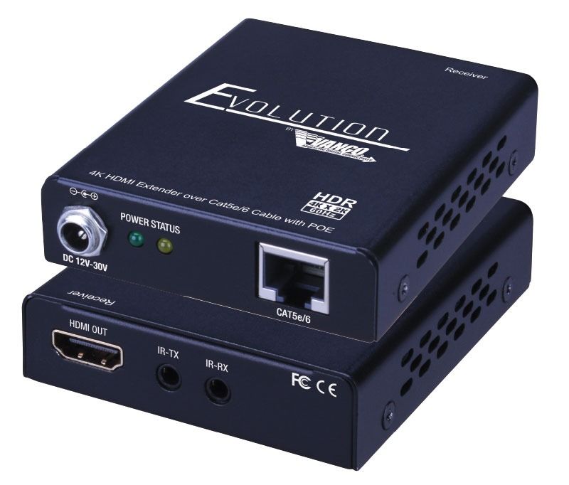 Ultra Slim HDMI Extender 4K-60Hz HDR PoE 130ft-40m HDCP2.2