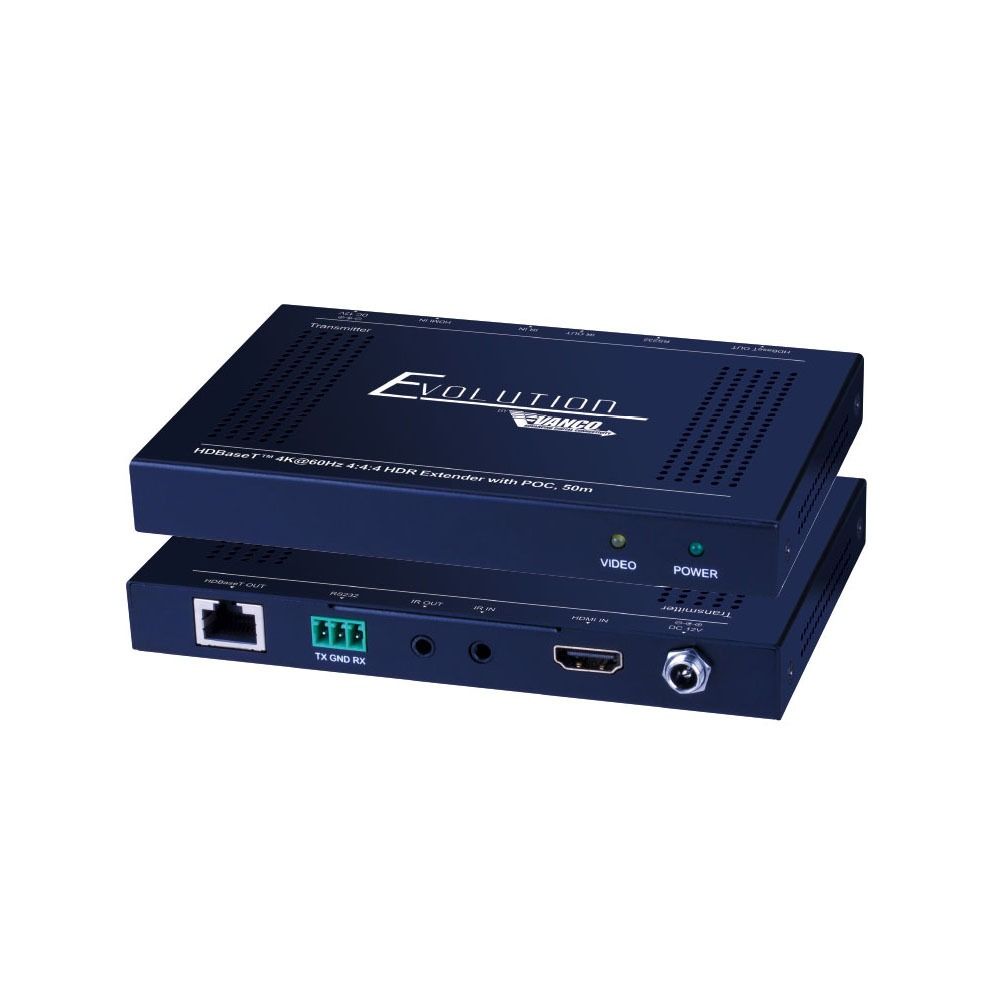 HDBaseT Slim Extender 4K-60Hz HDR 165ft-50m HDCP2.2 1080p 23
