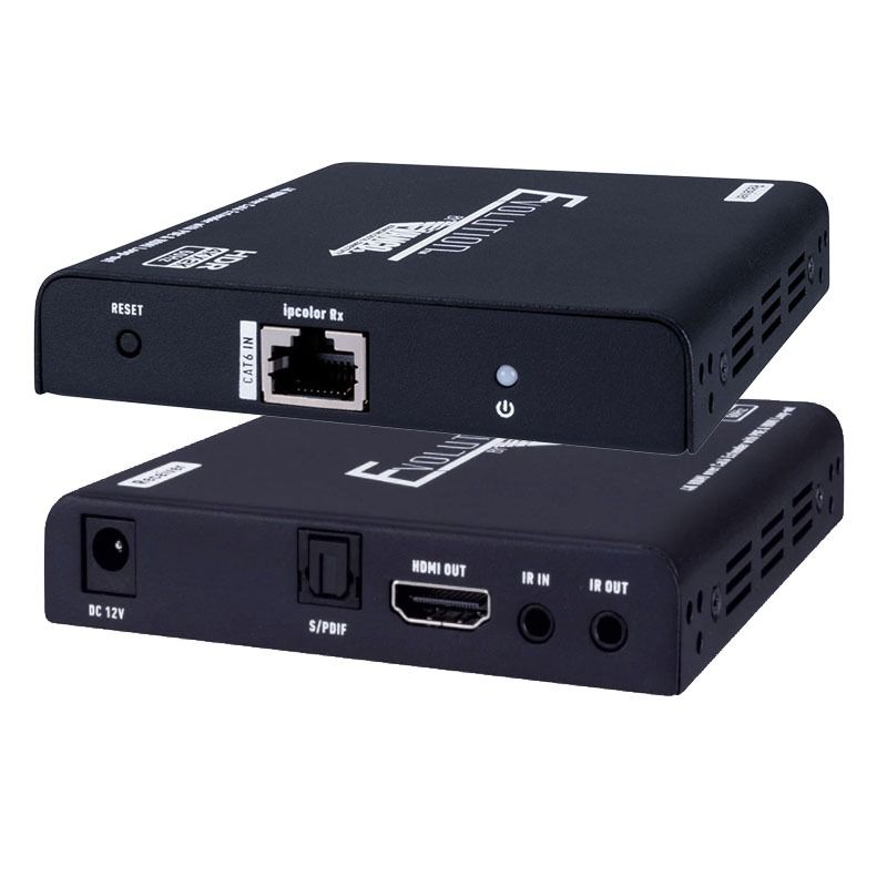 4K HDMI Extender, Digital Audio Out, HDMI Loop, IR, PoE