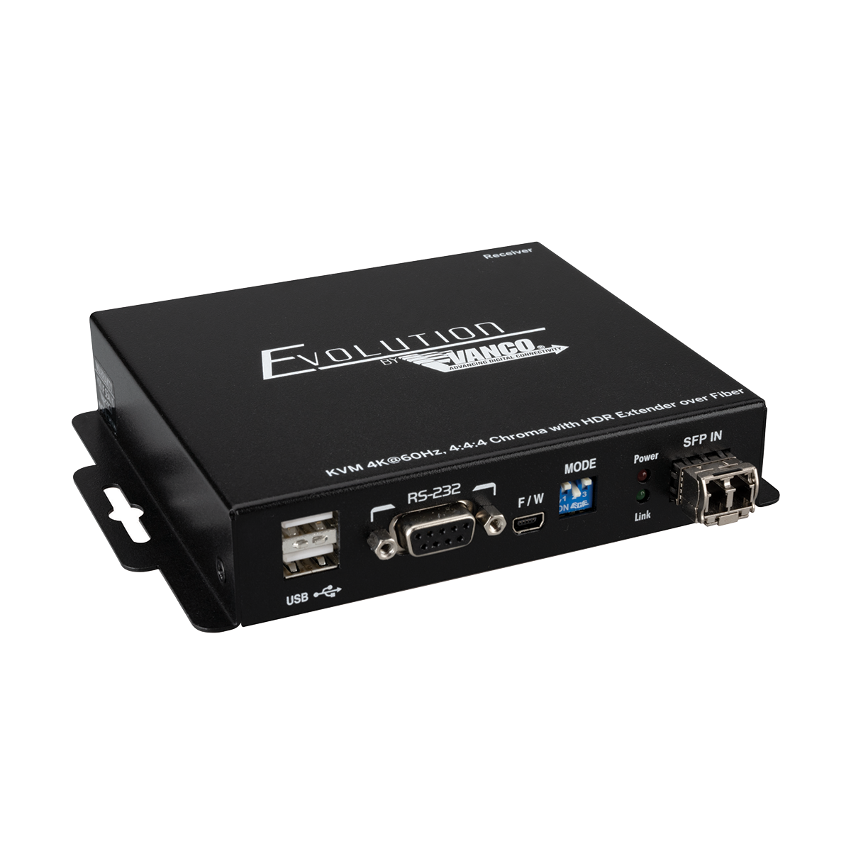 HDMI Extender over Fiber up to 10km - 4K@60Hz w-KVM Pass-thr