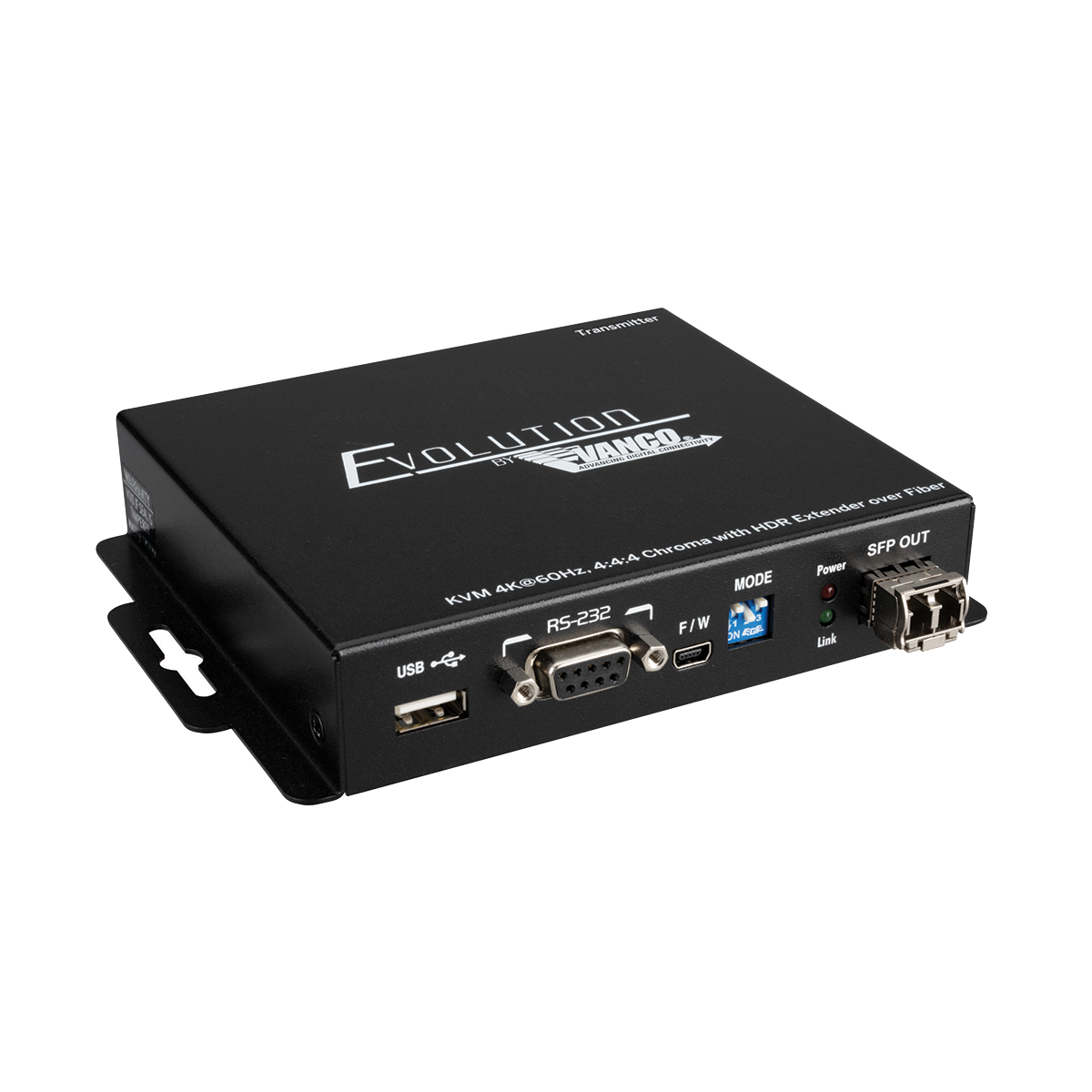 HDMI Extender over Fiber up to 10km - 4K@60Hz w-KVM Pass-thr