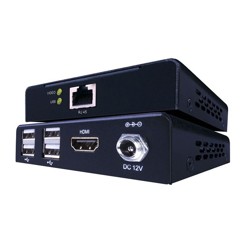 HDMI KVM Extender 1080p USB 2.0 165ft-50m PoE