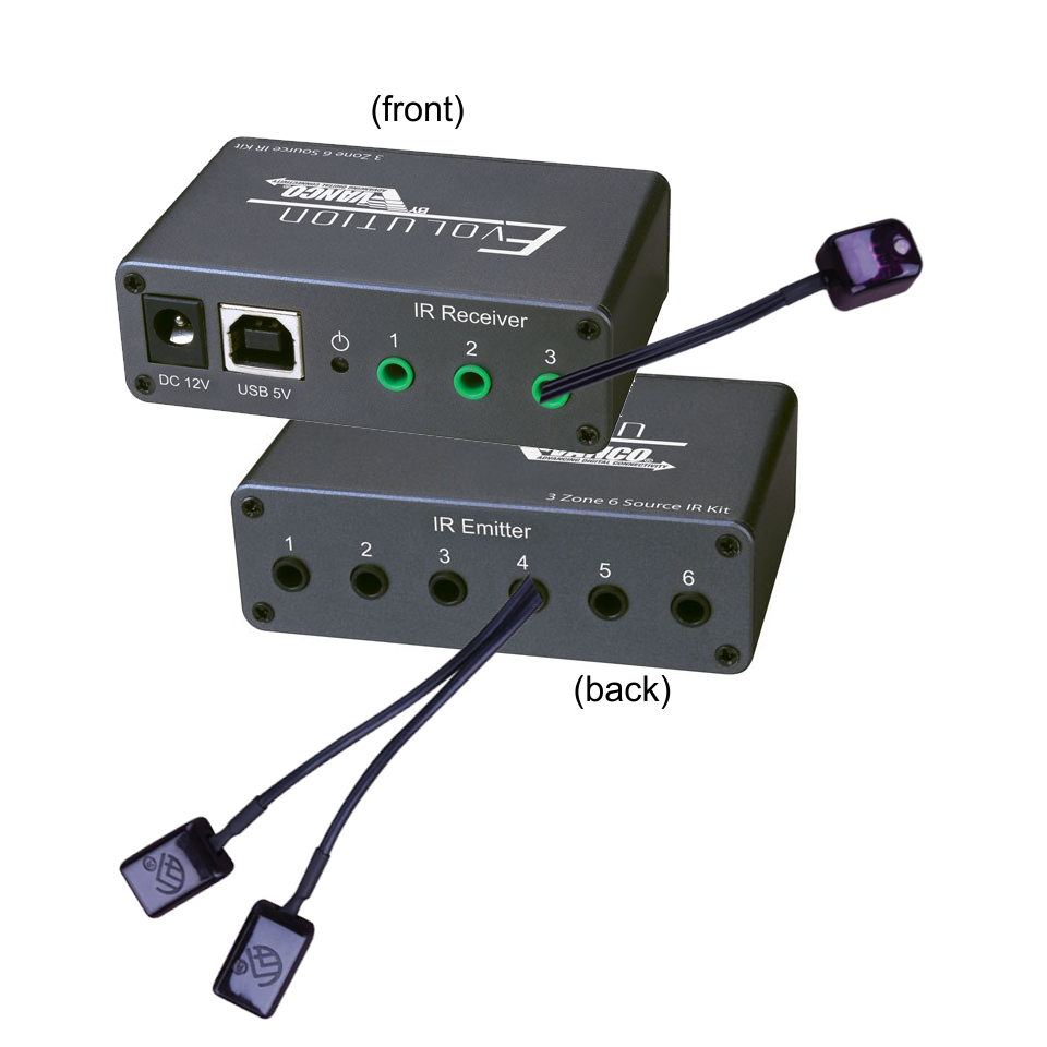 3 Zone 6 Source IR Kit