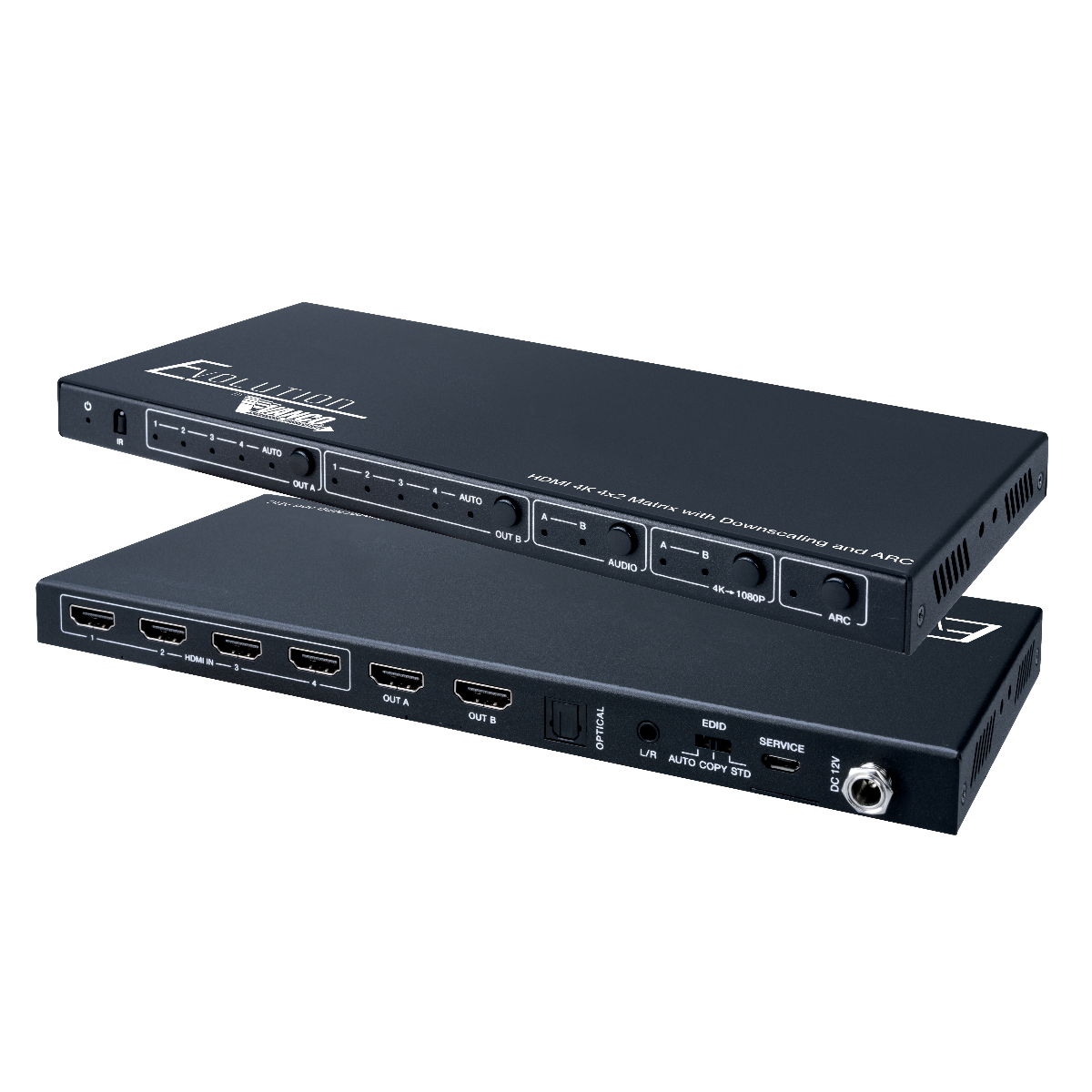 4x2 HDMI Matrix 4K with Downscalling and ARC