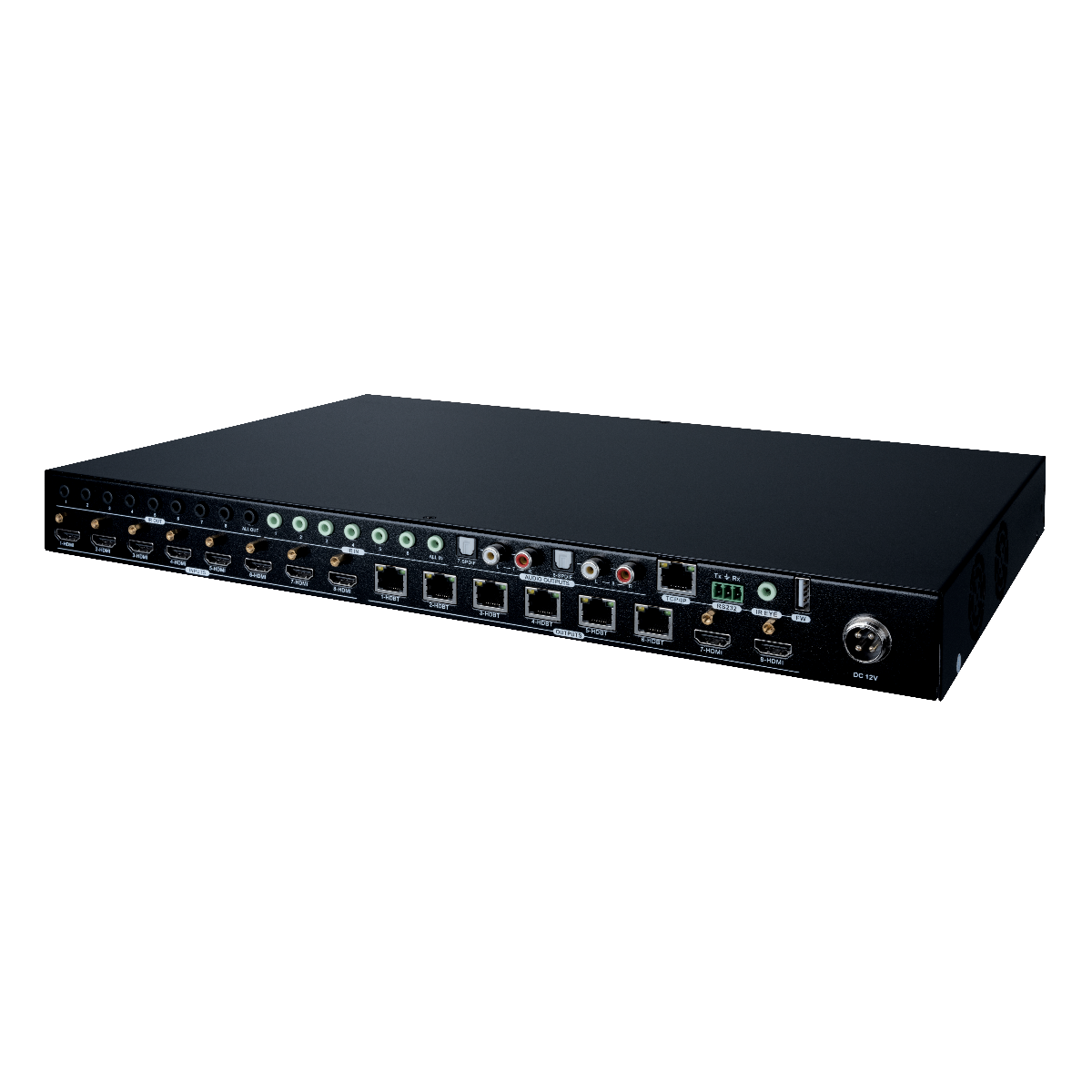 8×6 4K HDBaseTMatrix with 2 HDMI Outputs, IR, IP and RS-232