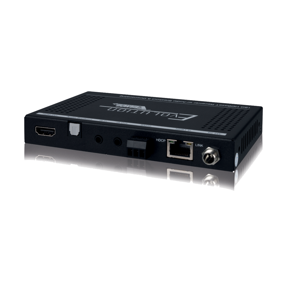 HDBaseT 4K HDR Receiver w- PoC, Downscaling, ARC, IR RS-232