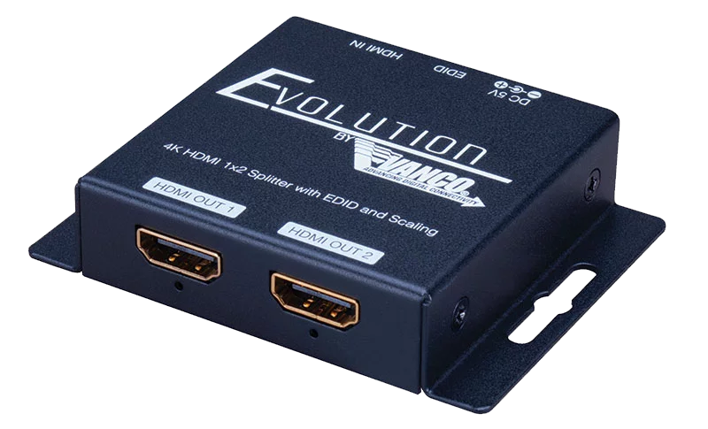 1x2 HDMI Splitter With Downscaling to 1080P