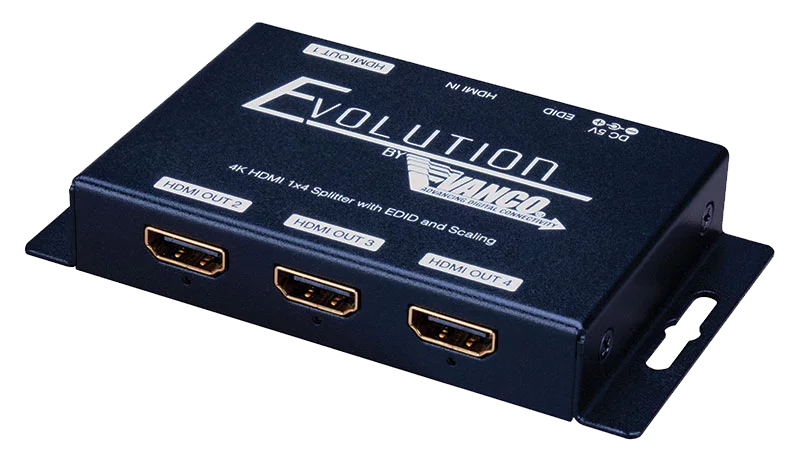 1x4 HDMI Splitter with Downscaling to 1080P