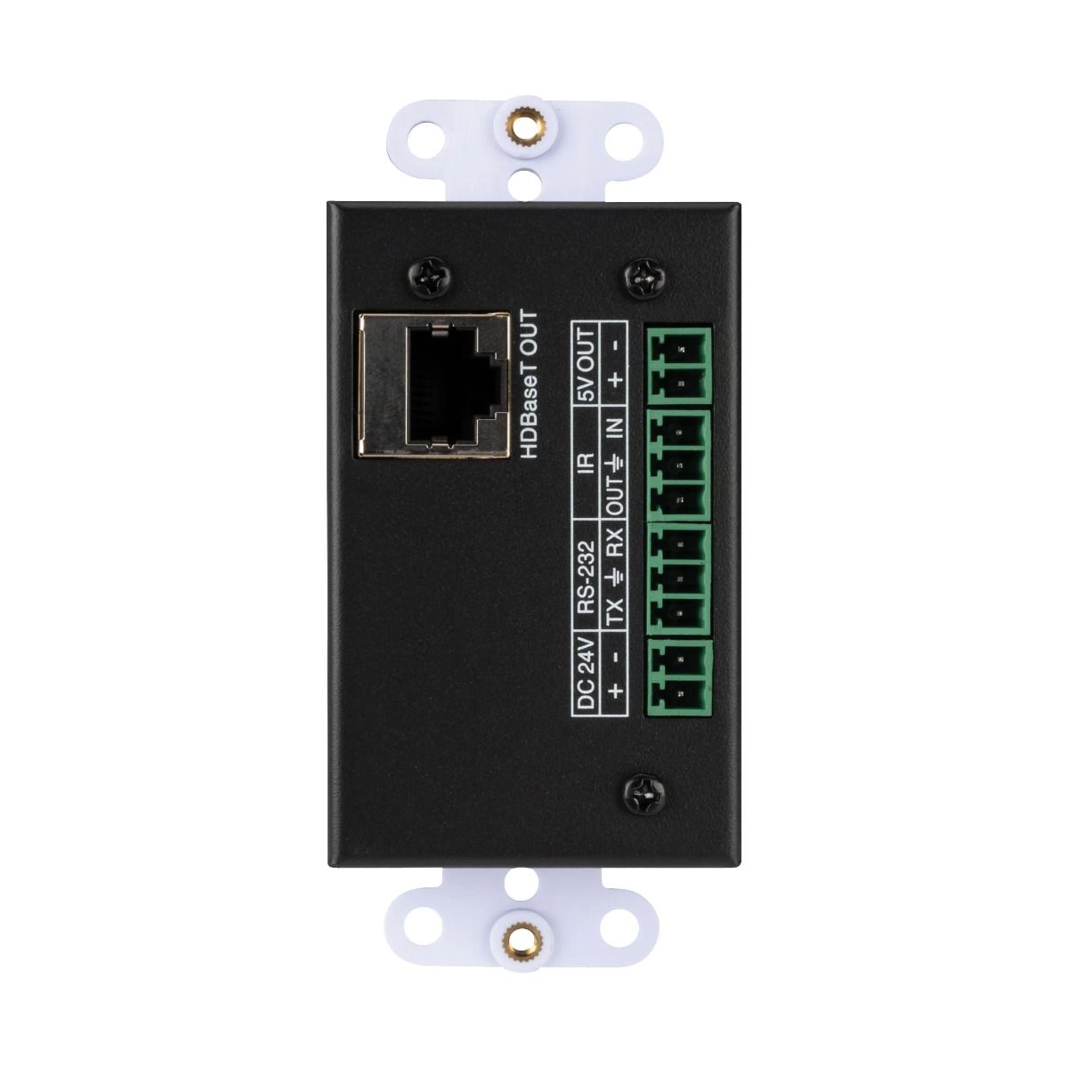 HDMI HDBaseT Extender Set w- Wall-Plate Transmitter 4K-131ft