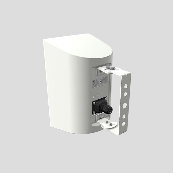 30W Box speaker 3.5in Weather Res, 8o/70V/100V w-bracket WHT