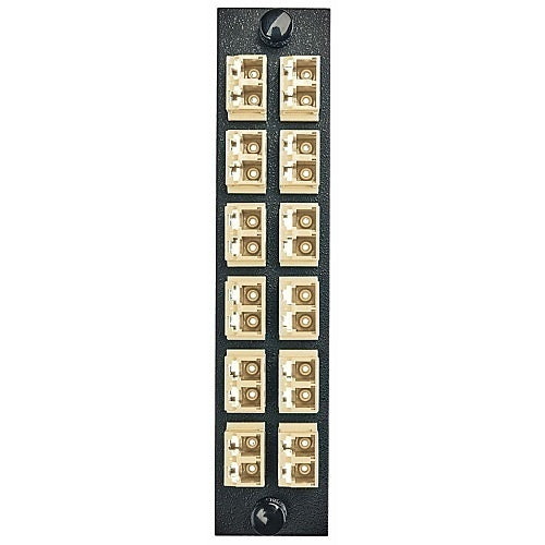 Hubbell FSPNLCDS12BE Fiber Optic Patch Panel