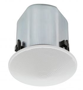 30W 12cm wide dispersion ceiling spkr 8-16 ohm-25-70V select