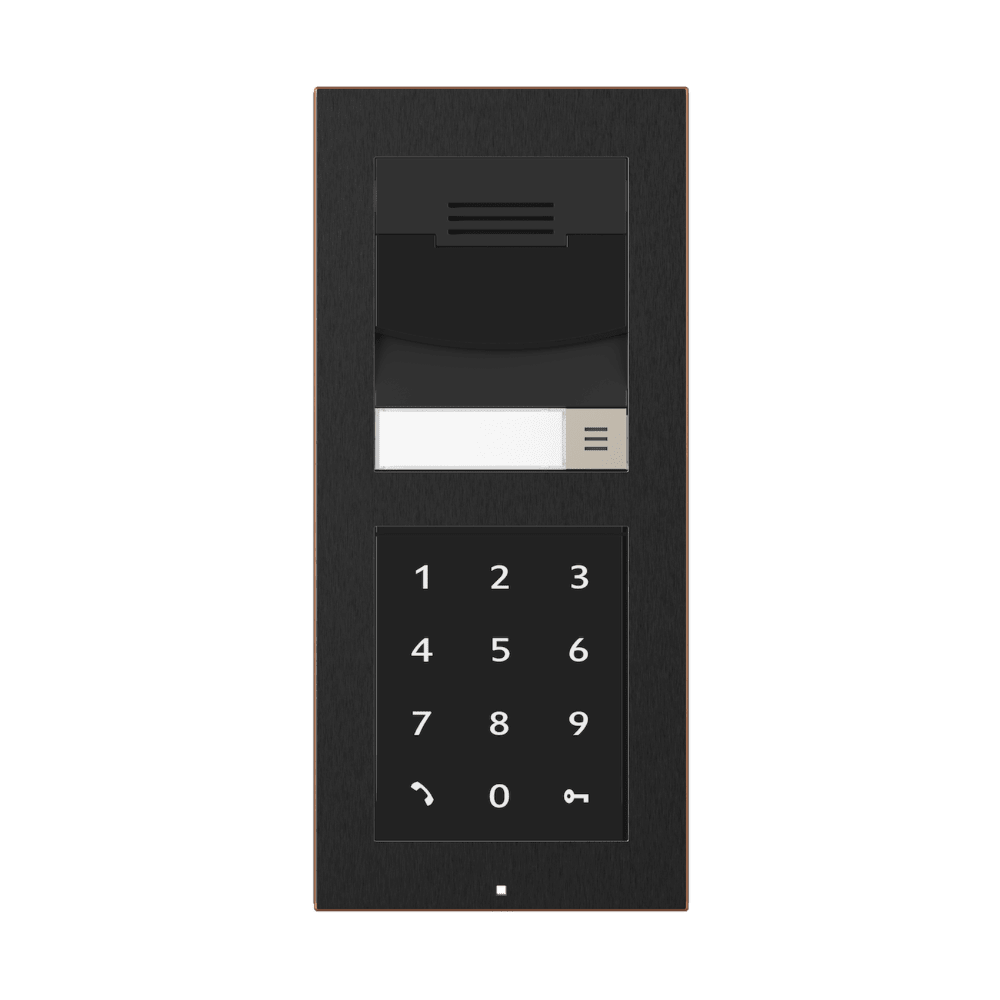 Control4® DS3 2-Module Touch Keypad Door Station - Surface Mount (Venetian Bronze)