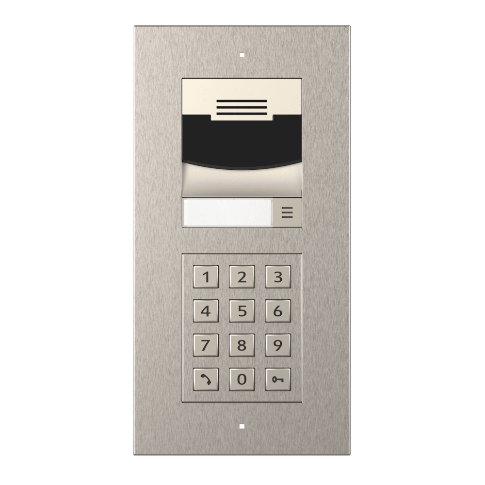 Control4® DS3 2-Module Keypad Door Stationl - Flush Mount (Brushed Nickel)