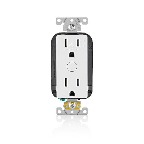 Leviton D215R-1BW Decora Smart Wi-Fi Tamper-Resistant Outlet