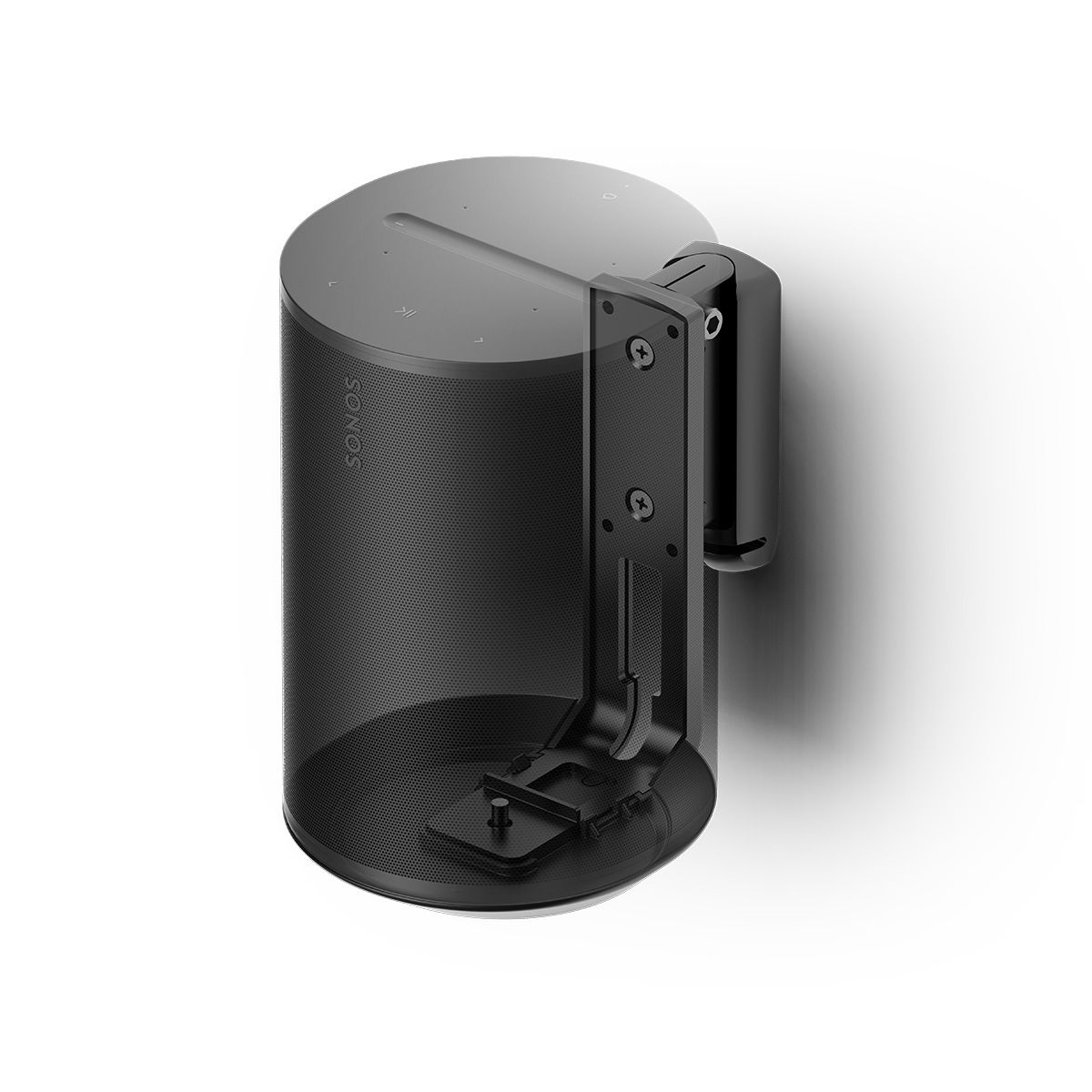 Wall Mount for Sonos ERA100  inc. corner adapter, Black