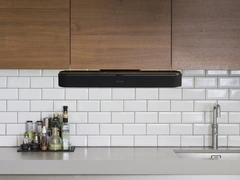 Adj. wall mount for Sonos Beam Black