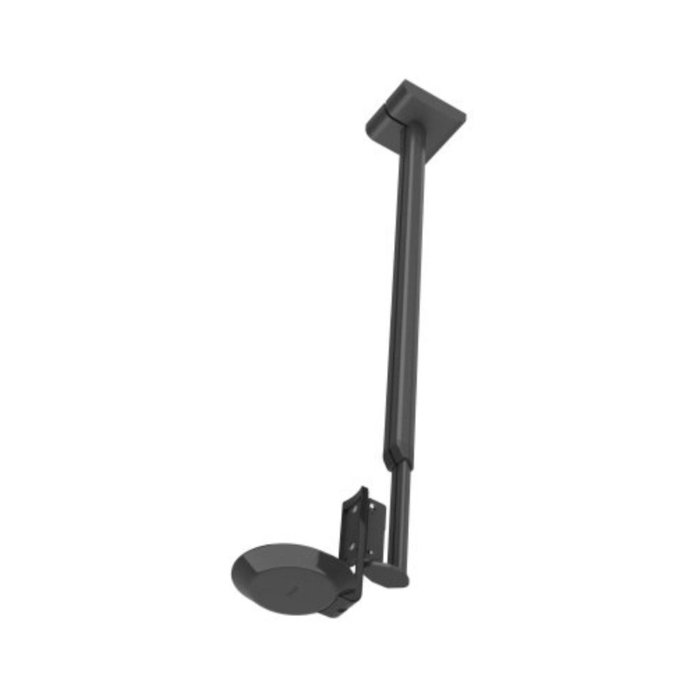 Adjustable Ceiling Mount of a Single ERA100 Sonos in Black