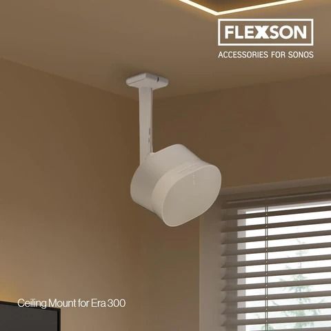 Adjustable Ceiling Mount for Single White Sonos ERA300