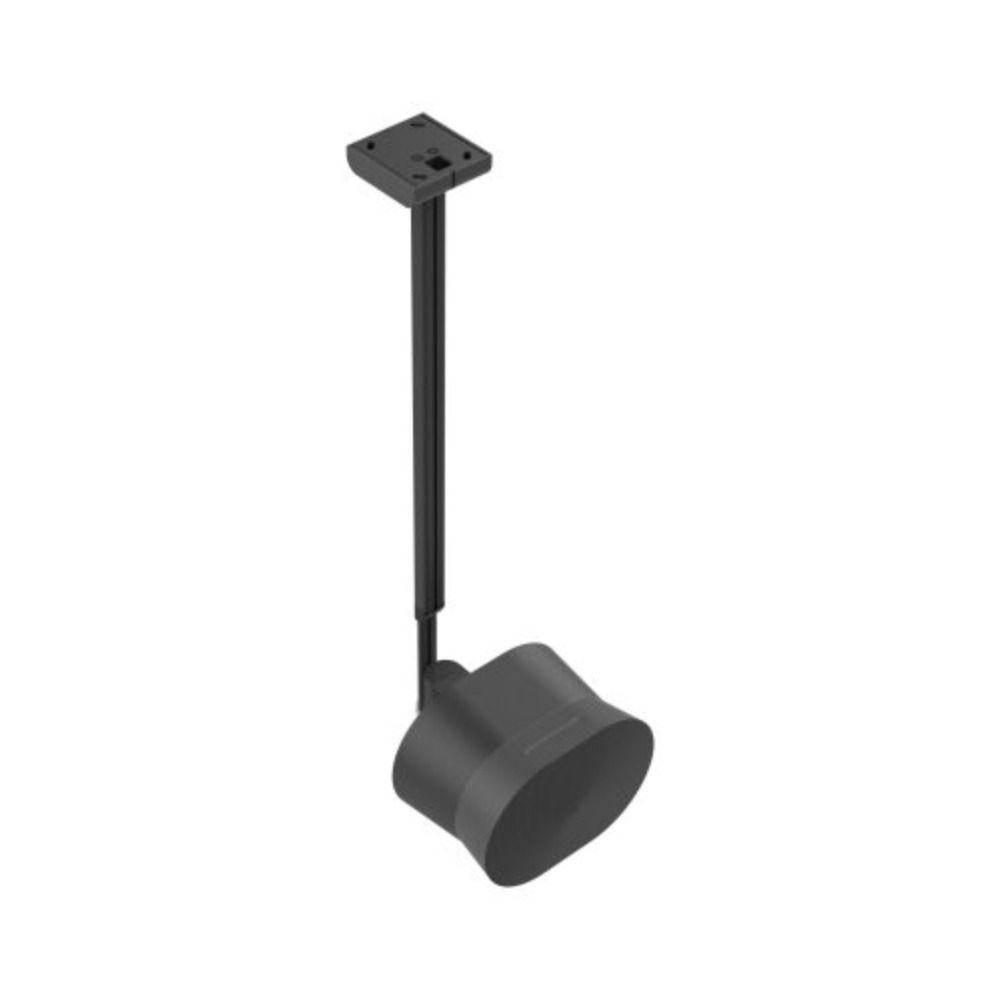 AdjustableCeiling Mount for Single Black Sonos ERA300