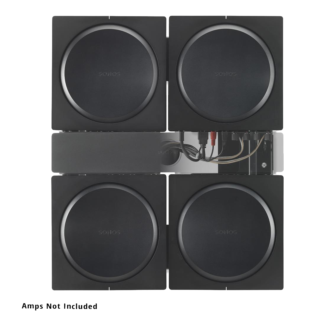 FLX(Ea) Wall mount for 4 Sonos Amps