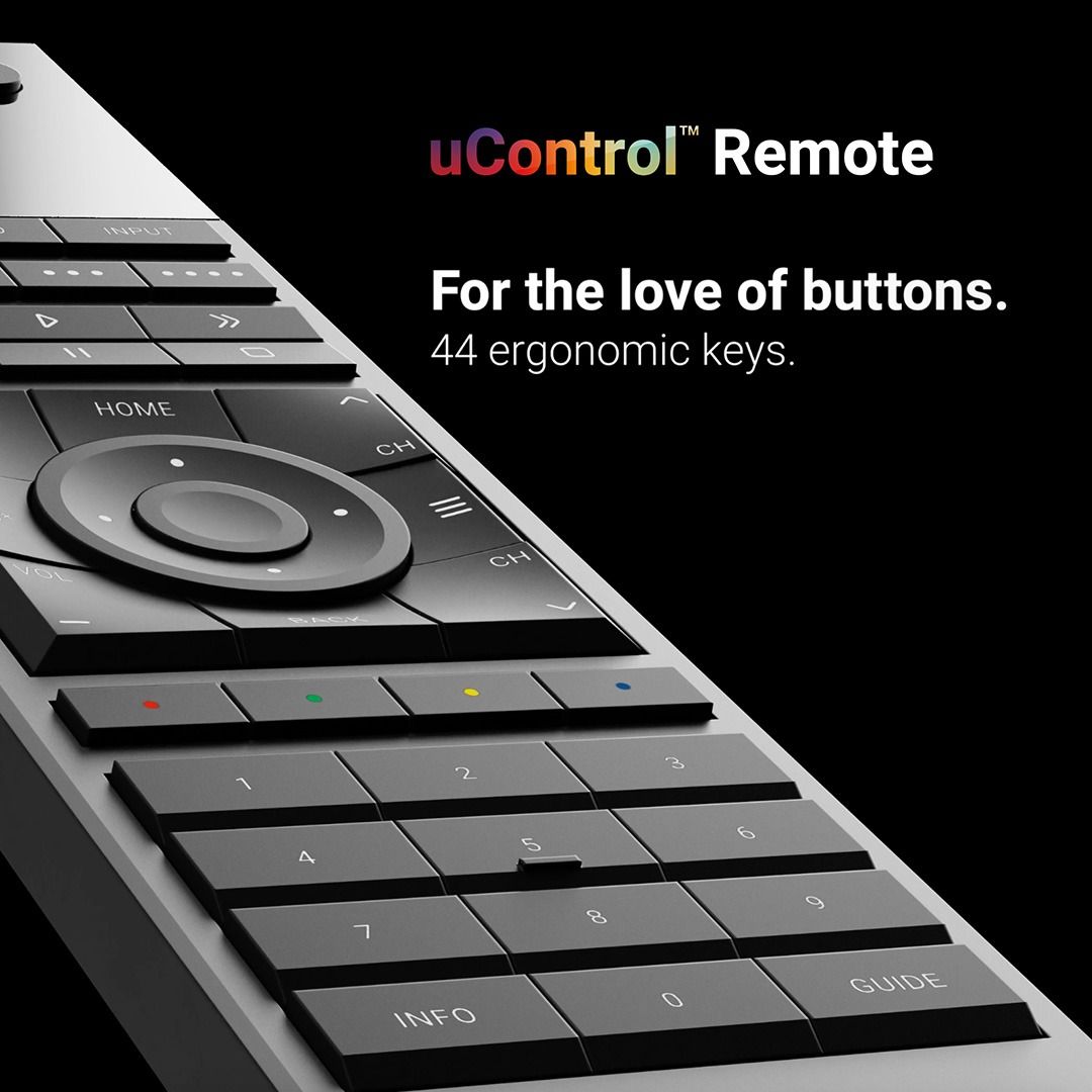 uControl Handheld Remote for MHUB & Zone Proc-Alum Carbonite