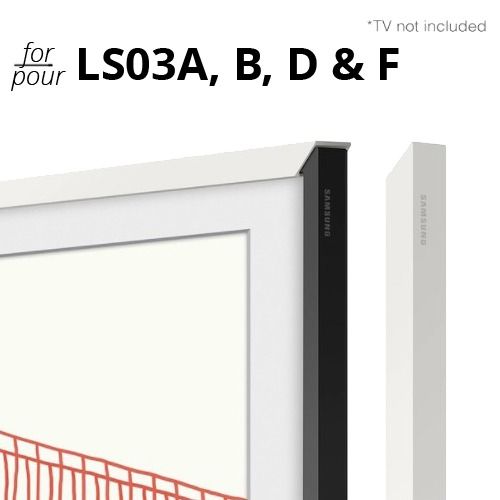 The Frame Bezel Kit -75 inch (LS03A-D)  in White -Basic-