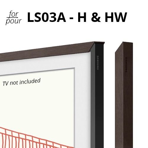 The Frame (Pro) Bezel Kit -85 inch (LS03A-F-HW) in Brown