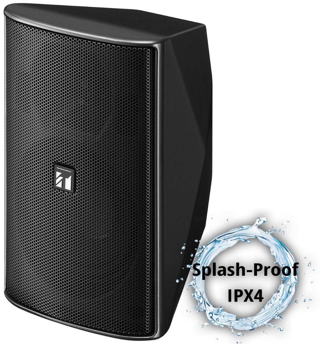 Box speaker black 100MM 2-Way 15W 70V ONLY weather resistant