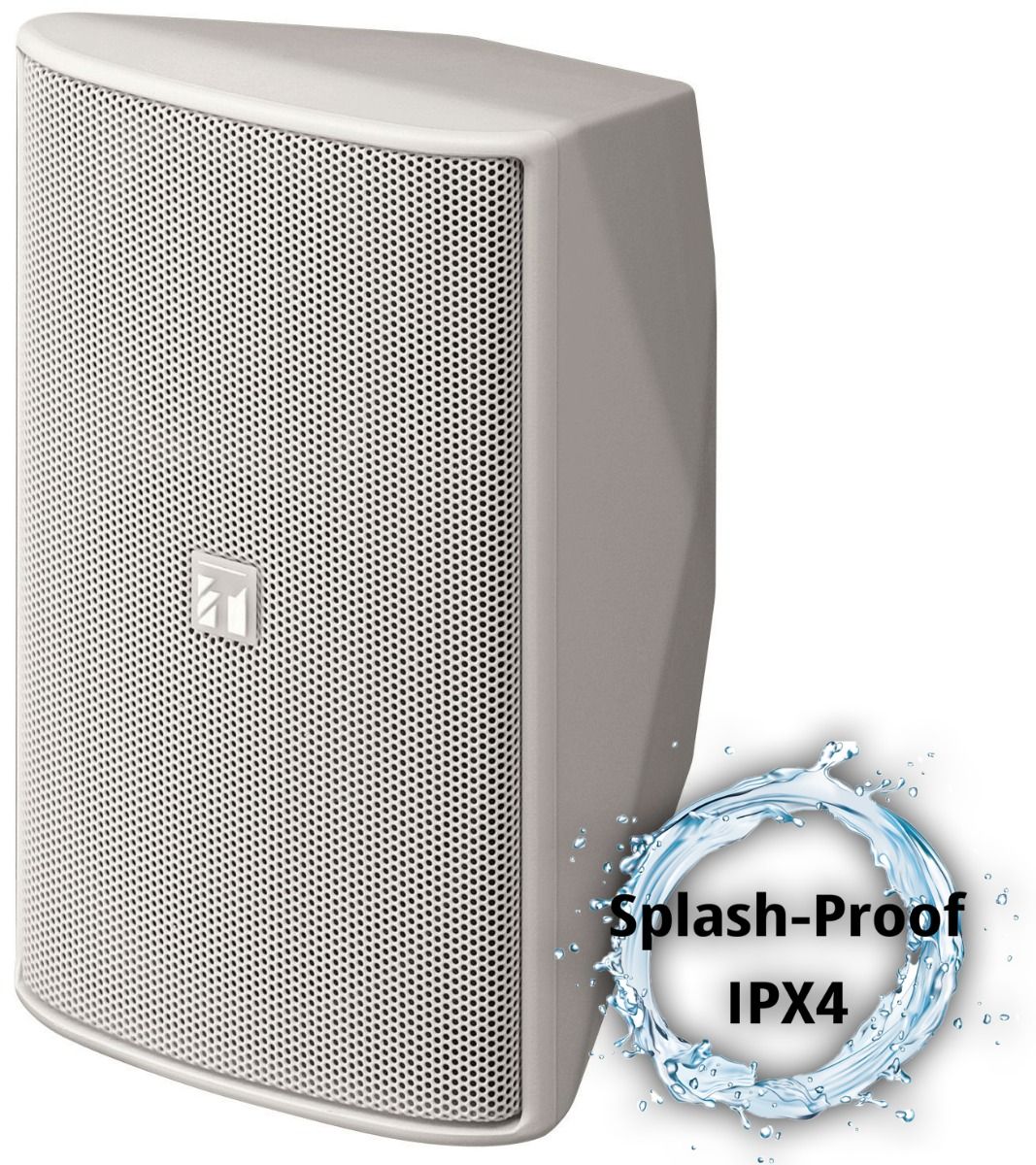 30W Box speaker white 130mm 2-Way 70V ONLY weather resistant