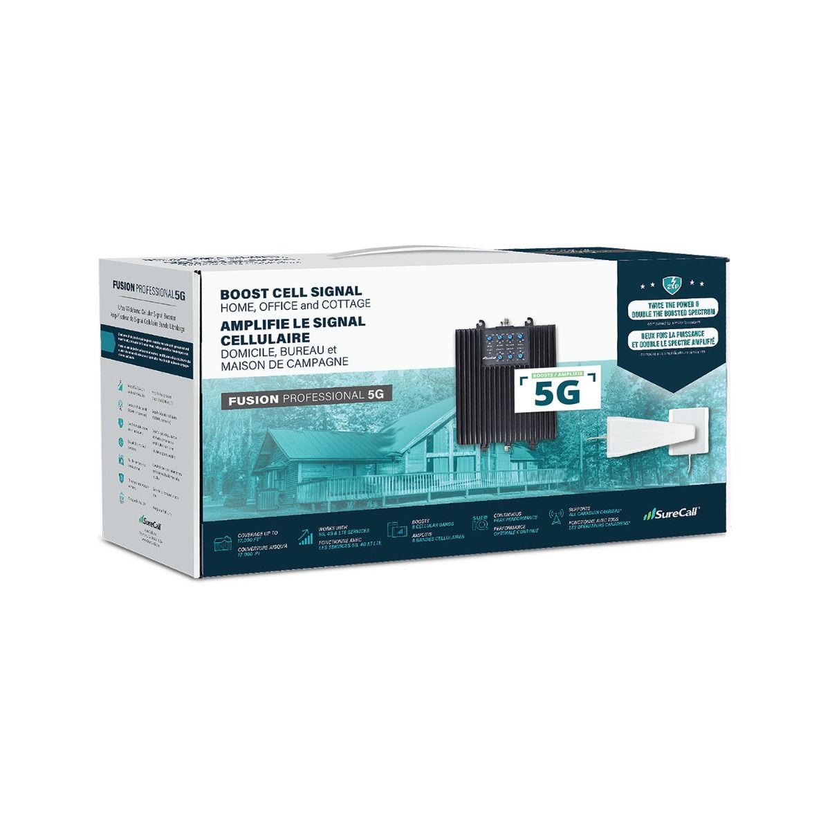 Fusion Pro 5G (2.0) - 5G & LTE 8 Band Cell Booster Kit