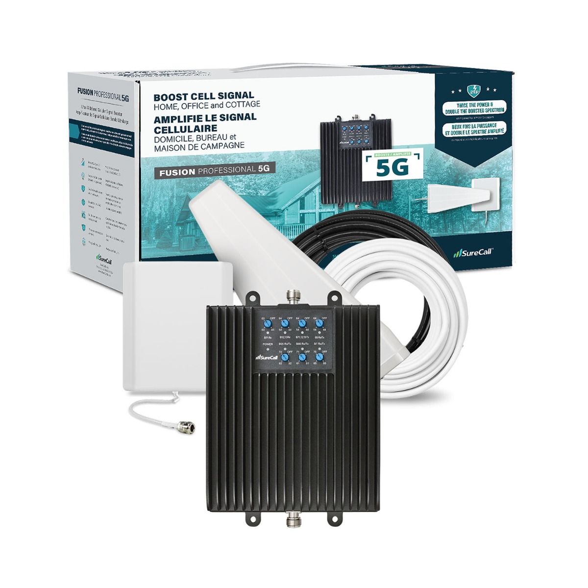 Fusion Pro 5G (2.0) - 5G & LTE 8 Band Cell Booster Kit