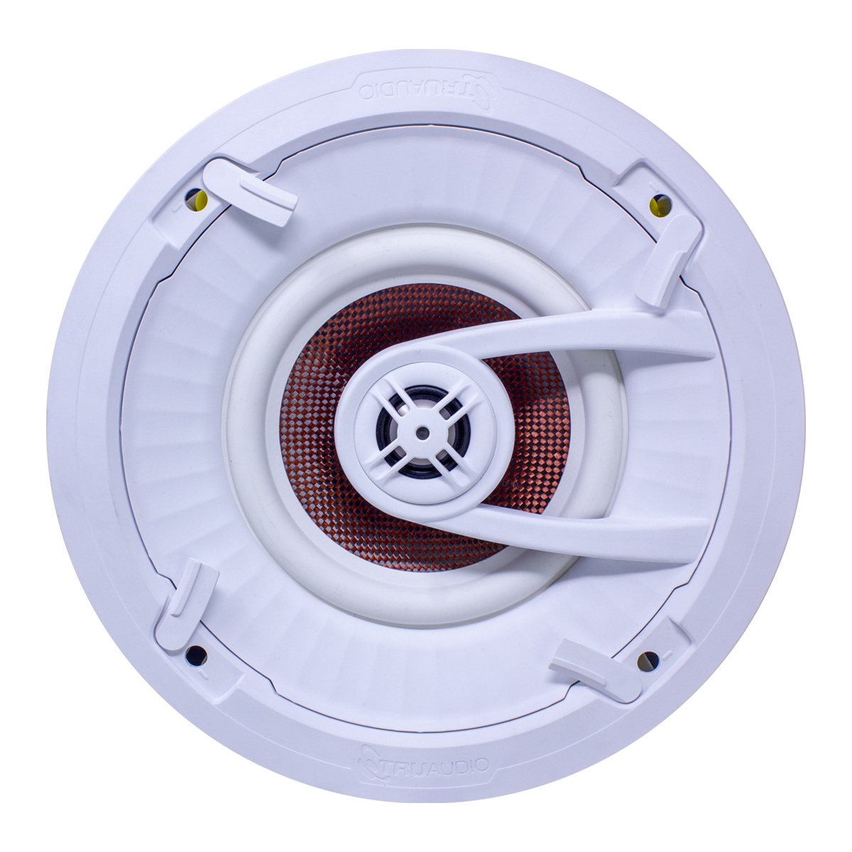 7in In-Ceiling Speaker TruGripTM Tool-less Install Carbon Wo