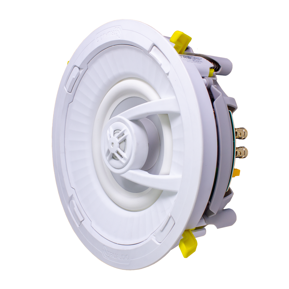 7in In-Ceiling Speaker TruGripTM Tool-less Install White Pol