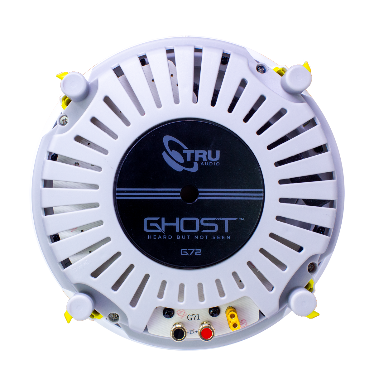 7in In-Ceiling Speaker TruGripTM Tool-less Install White Pol