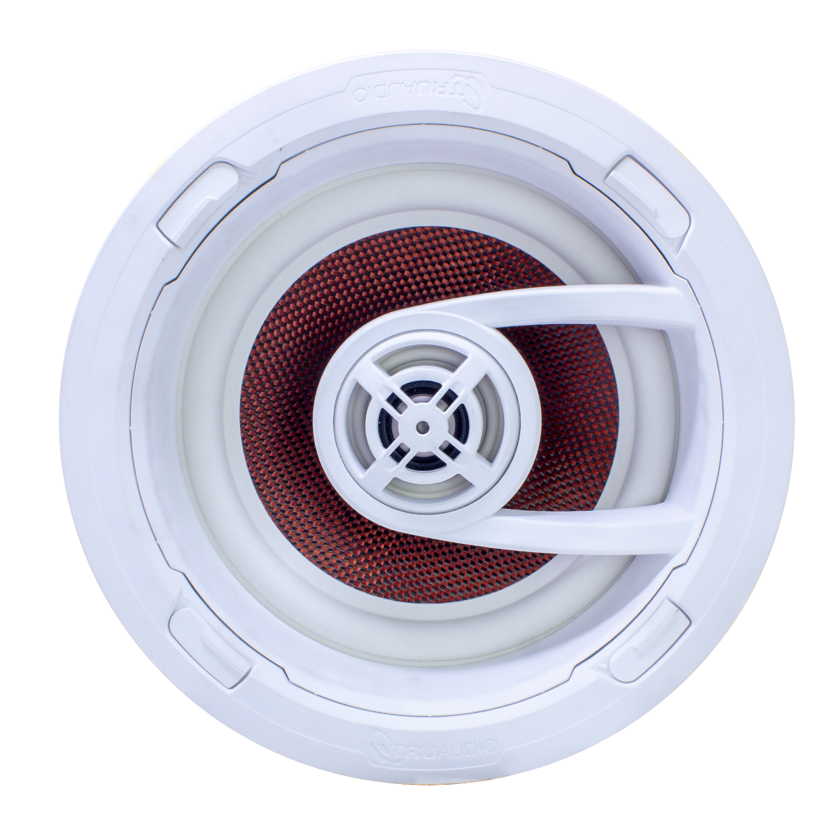 9in In-Ceiling Speaker w-8in Cutout TruGrip Tool-less Carbon