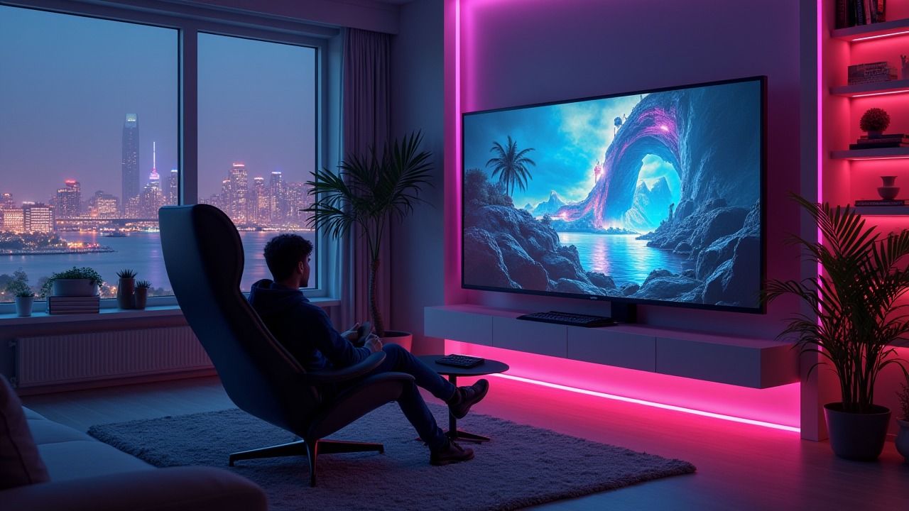 135in MicroLED TV I-ser. 0.9 Px Pitch 16:9 Ext. Proc.