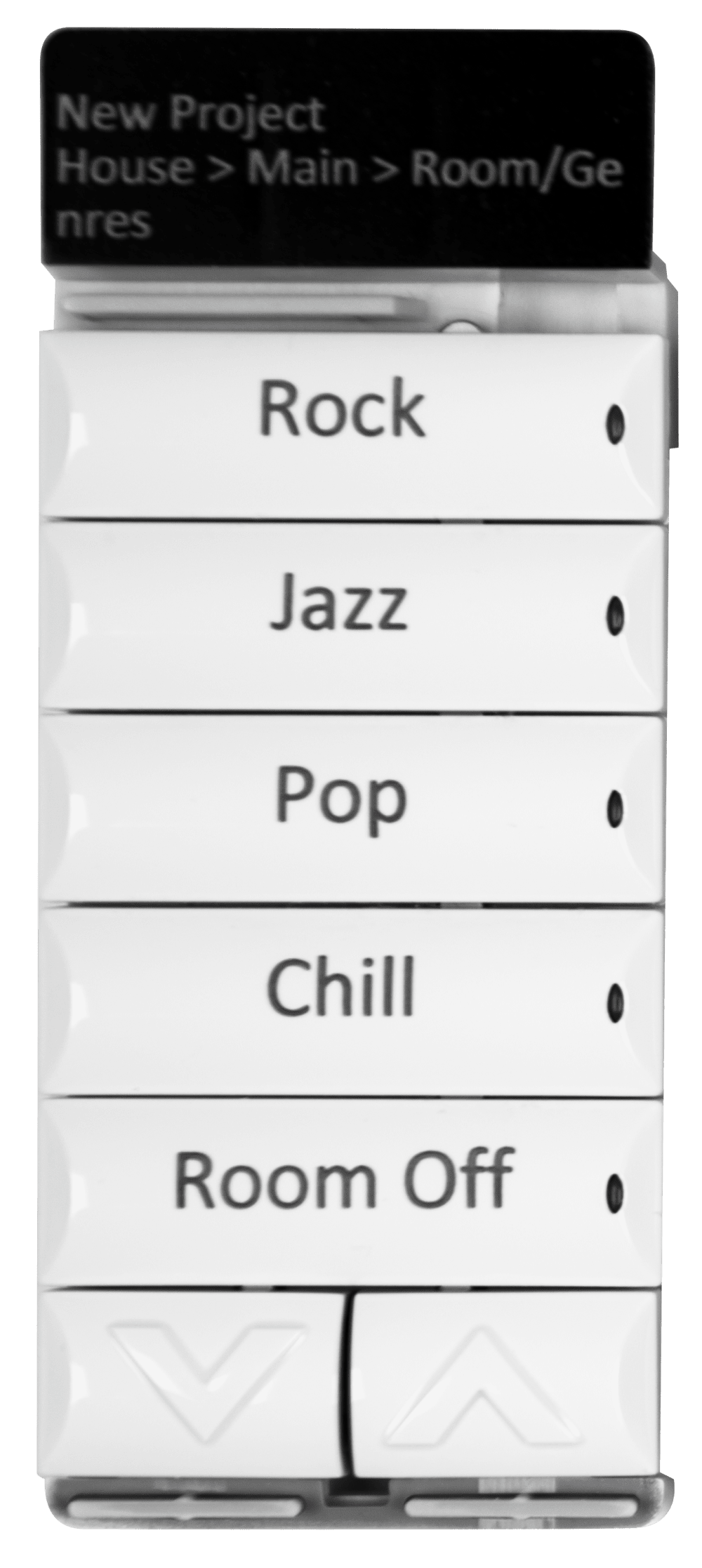 Control4® Engraved Music Keycaps (Genres)