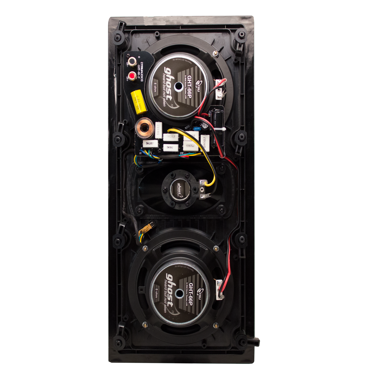 Ghost HT series dual 6.5in LCR In-Wall Speaker Injected Poly